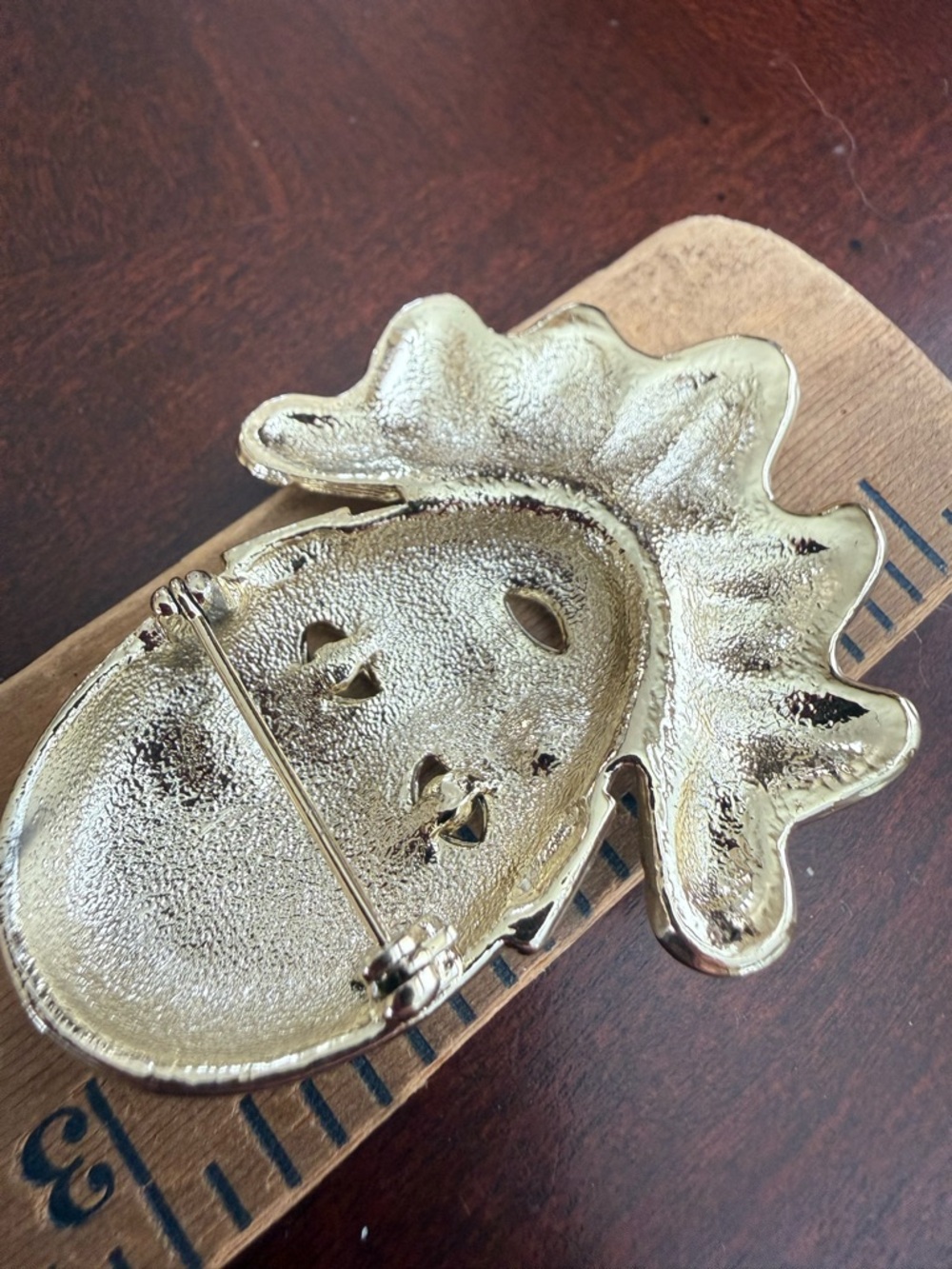 Vintage Clown Face Brooch - Picture 3 of 3